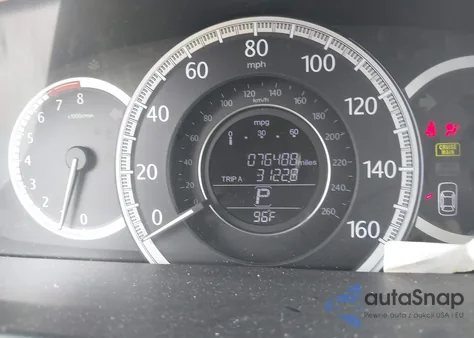 2013 Honda Accord Ex-L V-6 z USA, uszkodzony, nr VIN 1HGCR3F83DA019418